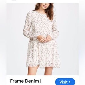Frame Smocked Floral Dress, pre loved 🥰, size XS.